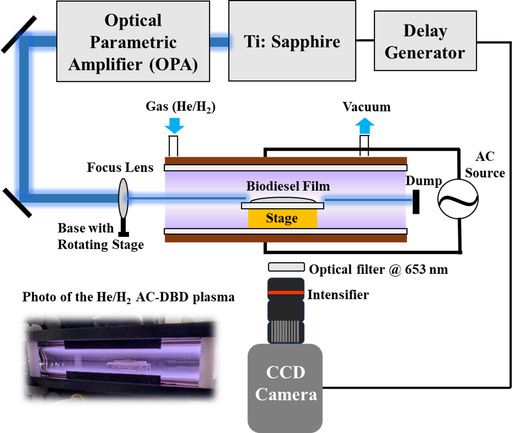 TALIF measurement of atomic hydrogen density for biofuel hydrogenation.